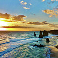 Sunset at Seven Sisters